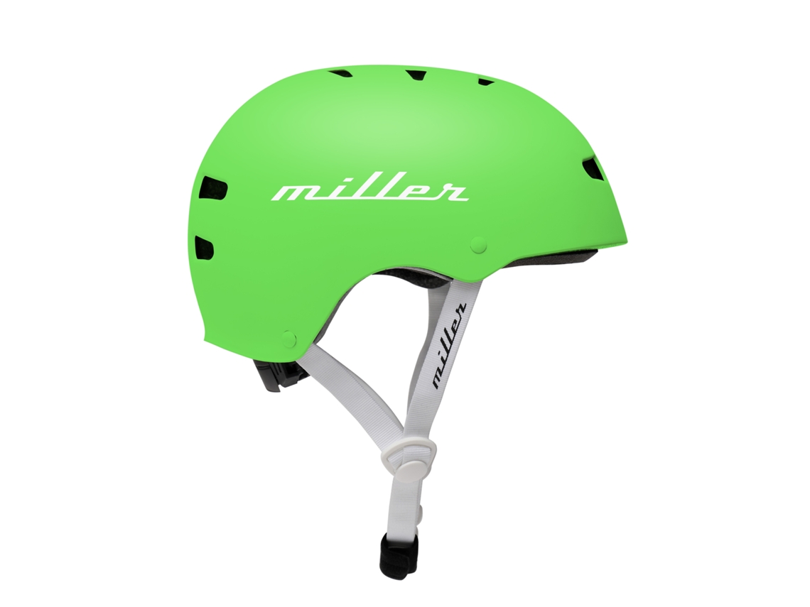 Casco MILLER PRO HELMET II - Verde Fluor - T.S/M Alto Rendimiento Ultra Ligero