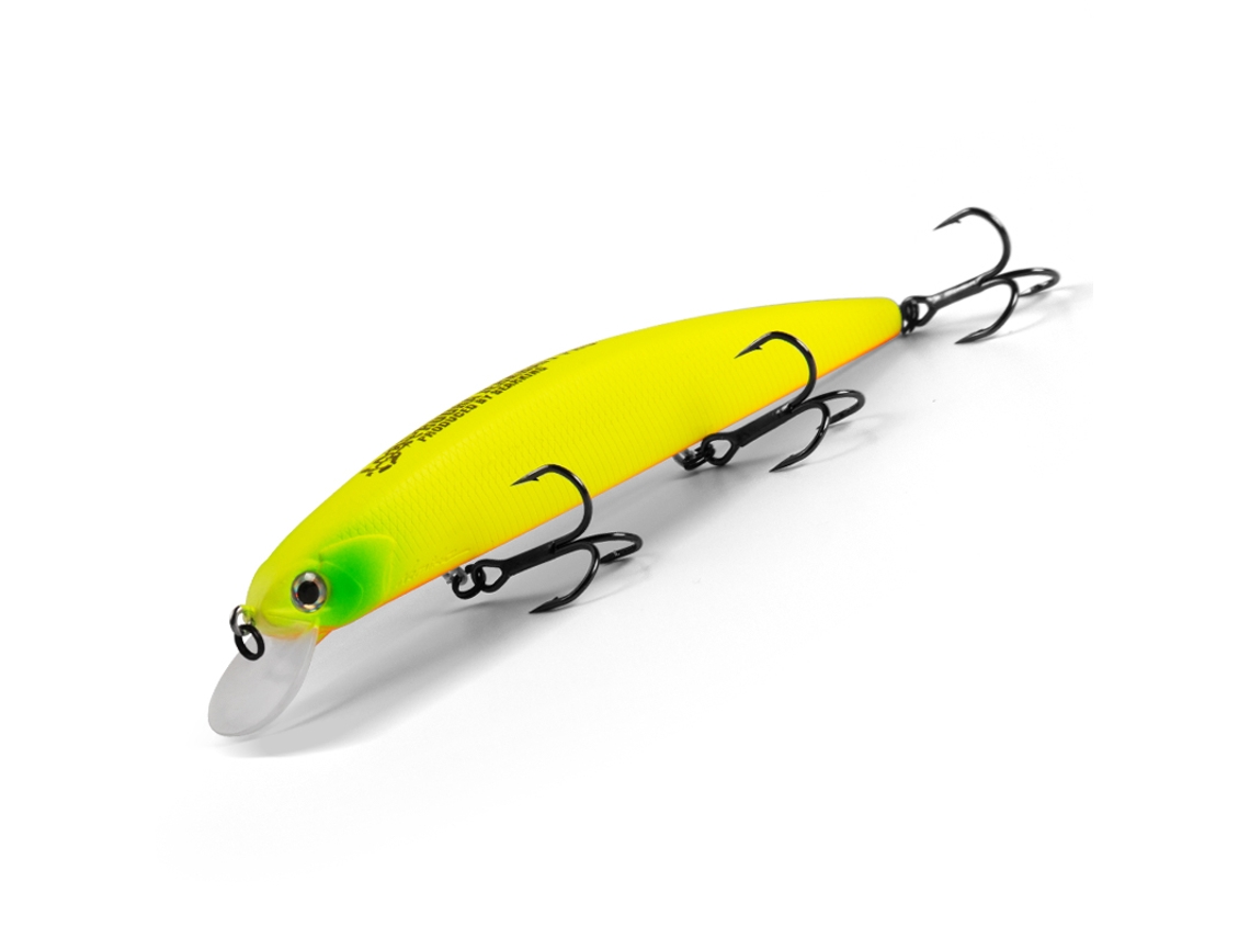 (Estilo C) Señuelo de pesca 13cm 21g Sp Profundidad 1.8m Señuelo rígido tipo minnow de superficie oscilante