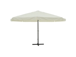 Parasol de aluminio Samos 500 cm. Casa encantadora blanca Wsd992686
