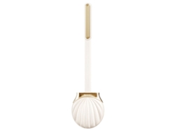 Juego De Escobilla Y Soporte Para Escobilla De Inodoro, Cabezal De Escobilla De Inodoro Con Cerdas De Silicona Flexibles (blanco)