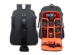 Mochila SLOWMOOSE para Cámara Fotográfica de Grande Capacidad Impermeable (Tamaño: L - Naranja)