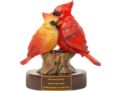 Estatua Pájaro Valentín Romántica Realista Resina Figura Familia Amigos Esposa Vacaciones Aniversario Fiesta