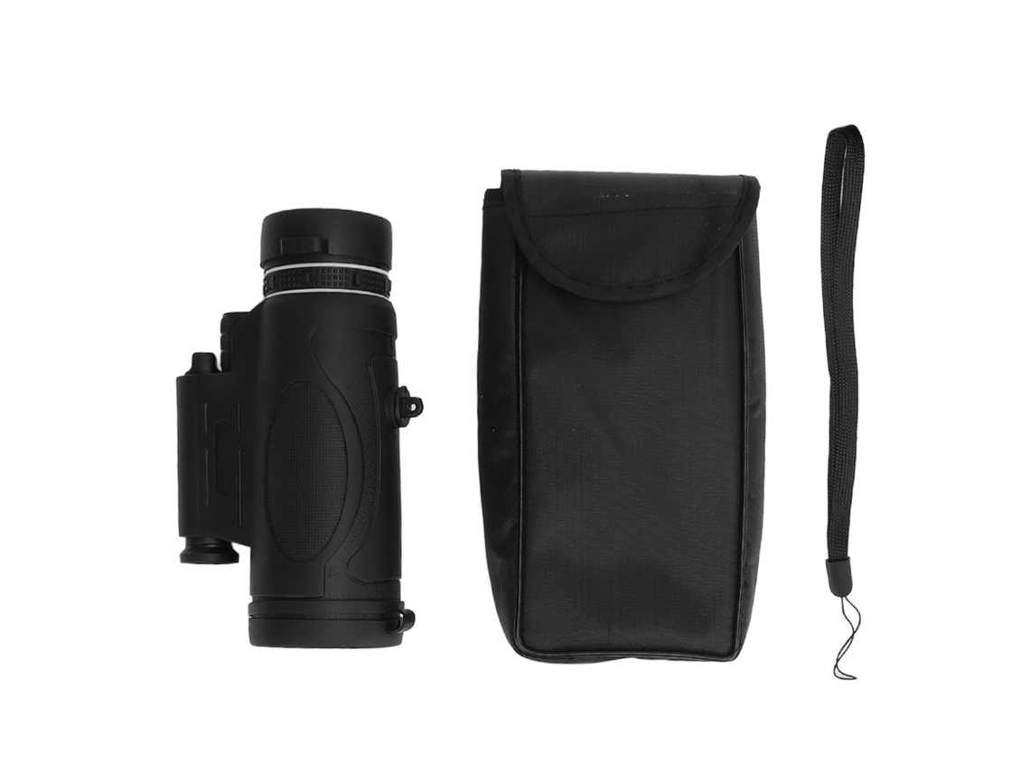Monocular Telescopio 12x50 Visión Nocturna Bajo Luz Óptico Hd Compacto Con Luz Para Observación De Vida Silvestre Camping Viajes
