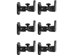 Juego De 6 Soportes De Pared Universales De Aleación De Zinc Para Altavoces