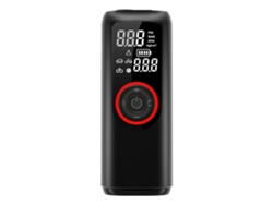 Compresor de aire eléctrico, bomba de aire de inflado 3x rápido, USB-C, banco de energía recargable rojo Gusshious