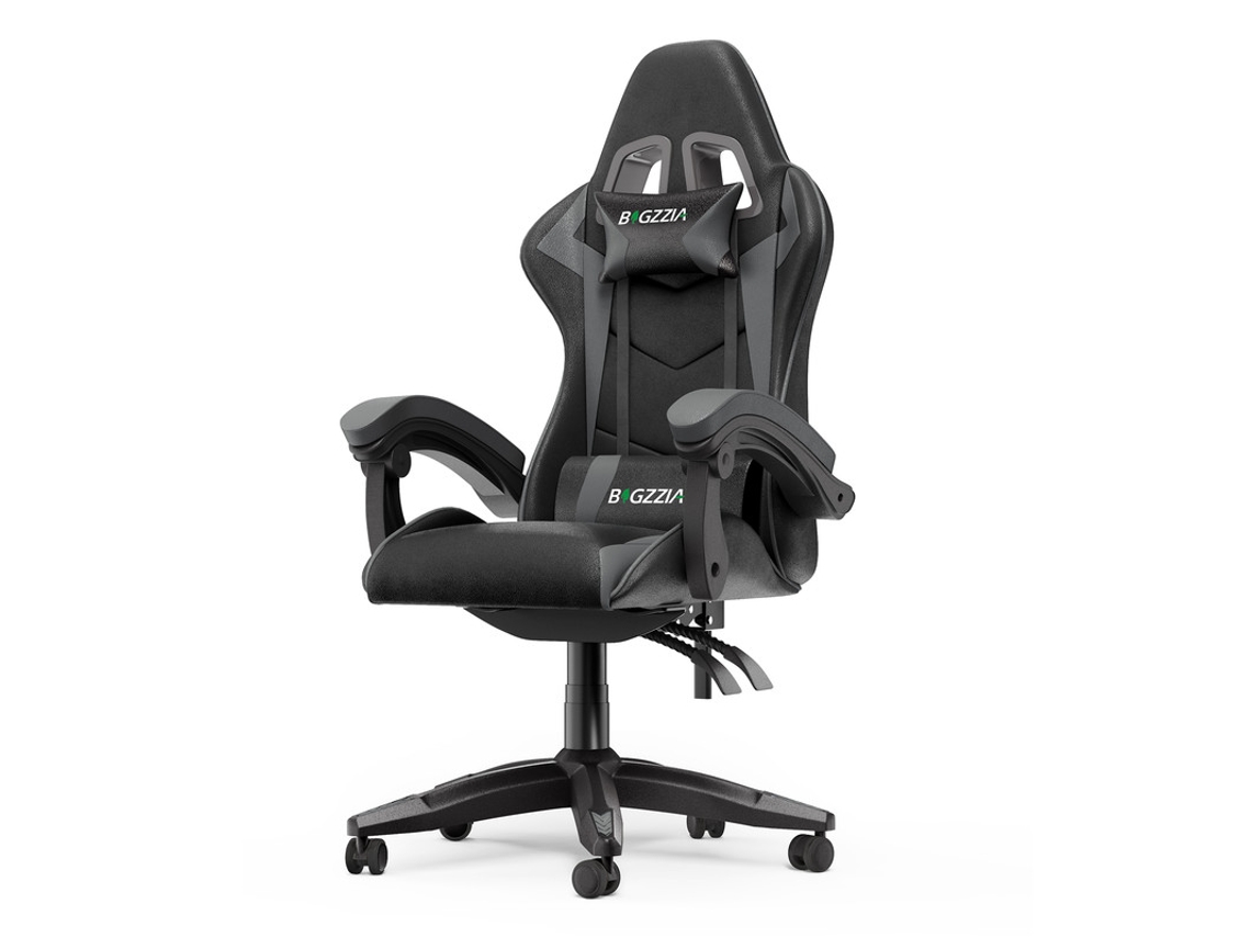 Silla Gaming BIGZZIA Estilo A (Hasta 135KG - Clase 2 - Gris negro)