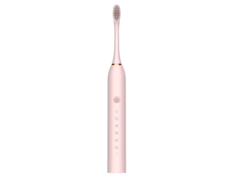 Cepillo de dientes eléctrico ZMDECQNA - Motor ultrasónico y carga inalámbrica (rosa)