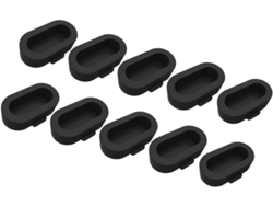 Juego de 10 tapones de silicona para cargadores, resistentes al polvo y al desgaste, Gokoco