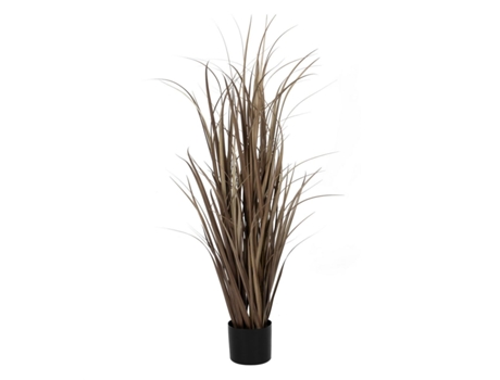 Planta Decorativa PVC Acero Cemento 122 cm 14 x 14 x 13 cm BIGBUY HOME