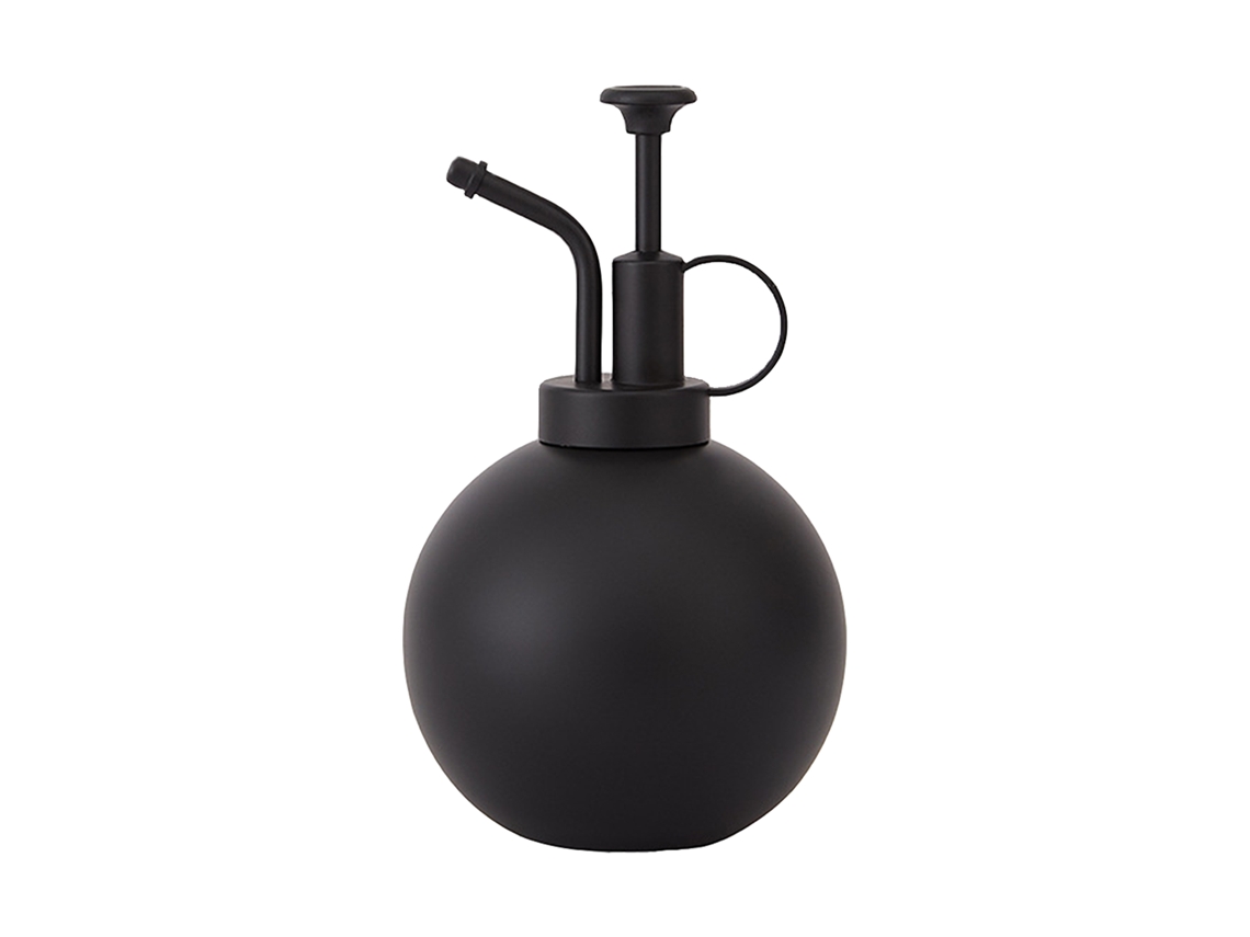 Regadera de acero inoxidable de 400 ml para plantas en maceta.