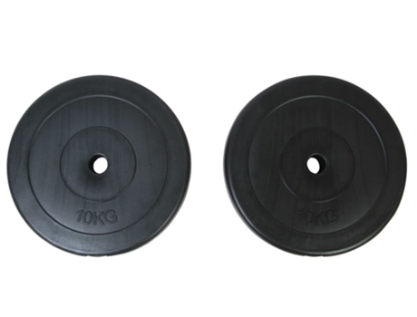 Disco de Musculación vidaXL de pesas 2 unidades 10 kg