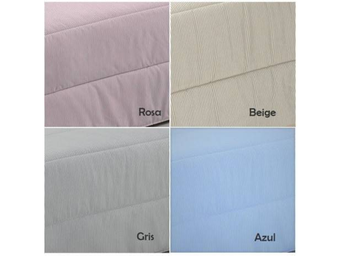Edredón Ajustable Rayas Gris 90 cm
