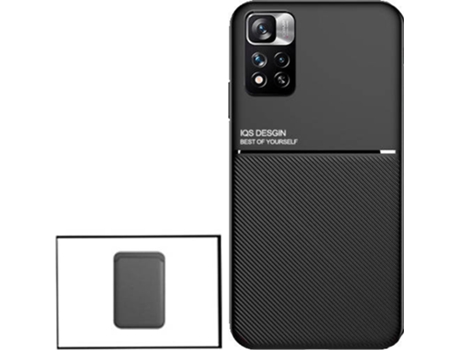 Kit Carcasa Magnética Anti Choque + Cartera Xiaomi 11i G4M Negro