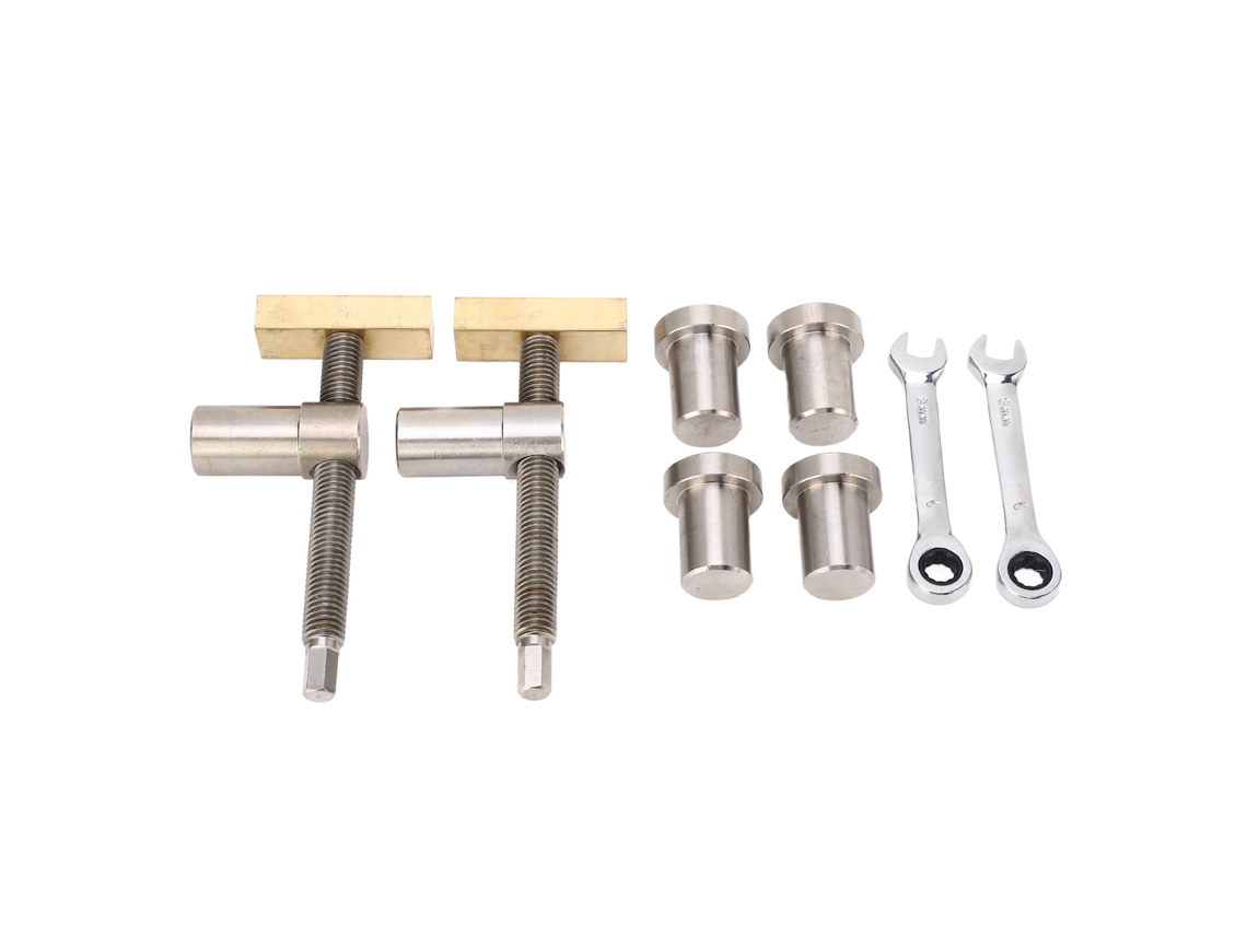 Juego De Abrazaderas Ajustables Para Carpintería, Para Banco De Trabajo, Acero Inoxidable, Latón, 20 Mm