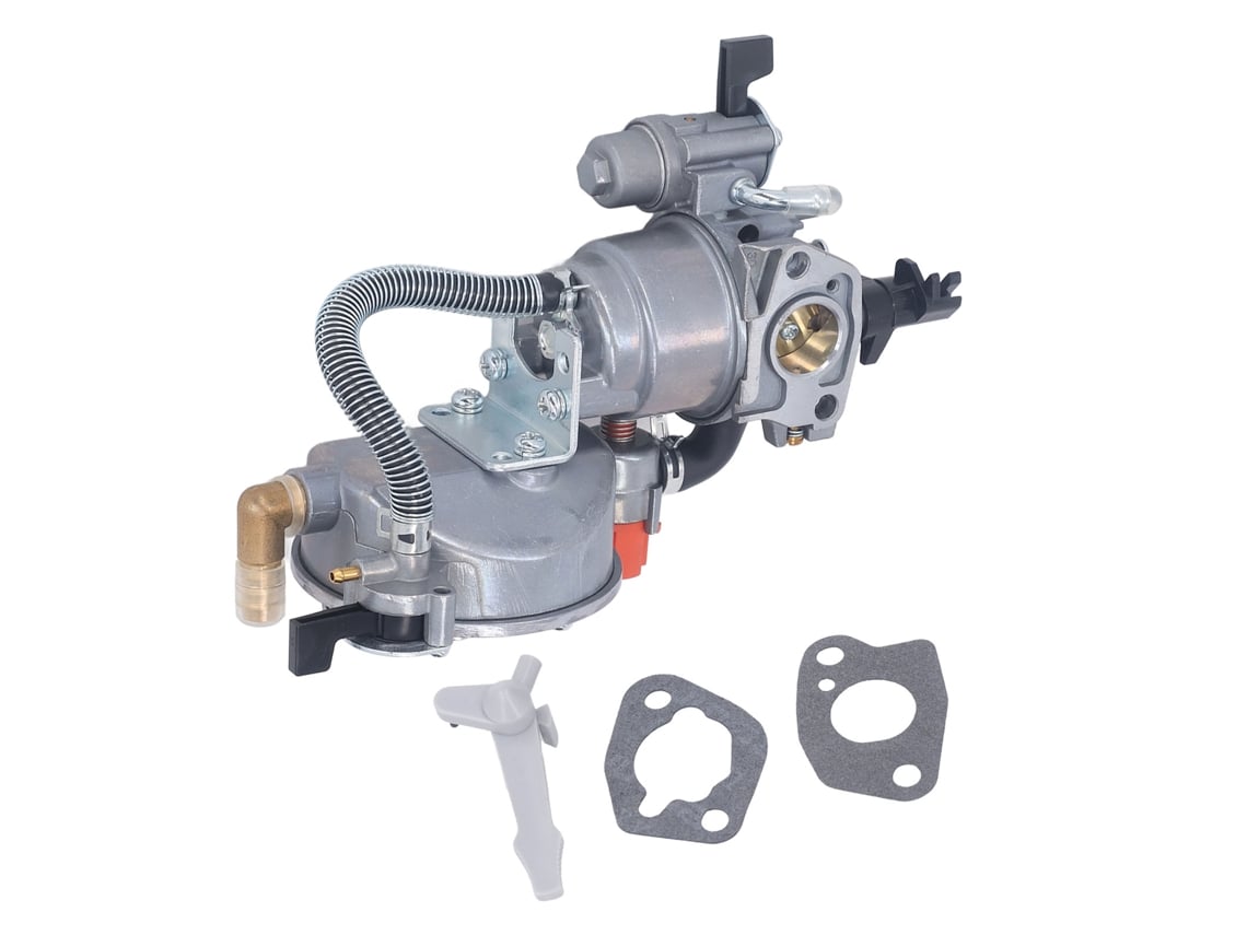 Kit De Conversão De Carburador De Combustível Duplo Para Motor 6.5hp 2-3kw 168f Alumínio 110v 220v