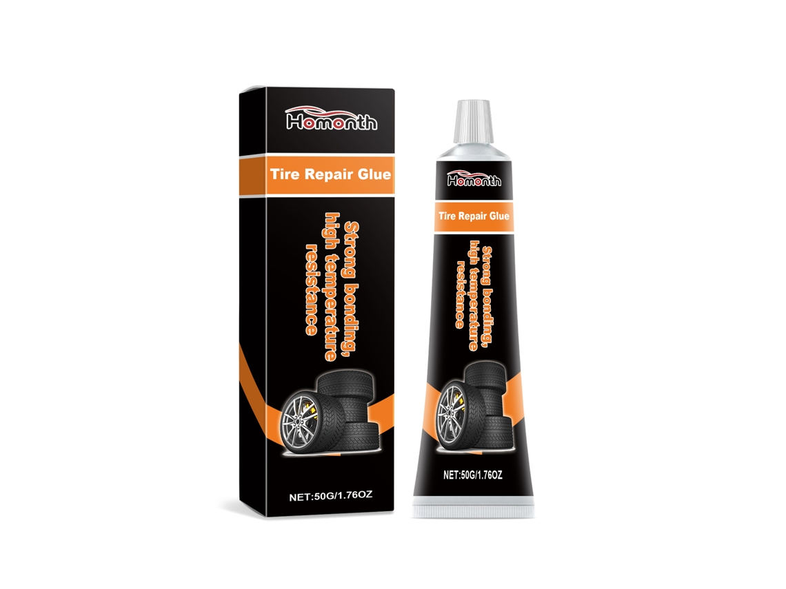 Adhesivo reparador de neumáticos para grietas y arañazos en los flancos, resistente, fácil de aplicar, 50 g | Sin marca