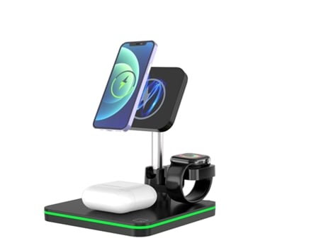 Cargador Sem Dock Carregamento Rápido para iPhone 12 Pro Max/12 YIZHOOD Negro