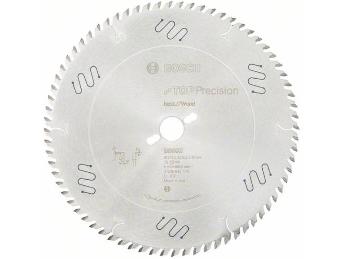 Disco de Sierra Circular BOSCH Top Precisión Best para Madera 315x30x3.2 mm - 72