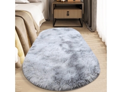 Alfombra Ovalada De Seda Para El Dormitorio