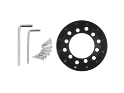 Adaptador De Volante De Aleación Negra Para Logitech G25 G27, Accesorio Para Juegos De Coche, 70 Mm.