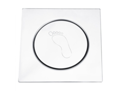 Desagüe de suelo de acero inoxidable con tapón antirreflujo