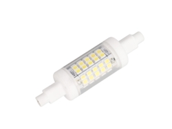 Yncm2026-bombilla Led R7s 80mm 5w Luz Blanca 6000k 60led Foco De Inundación Base R7s Reemplazo 220v