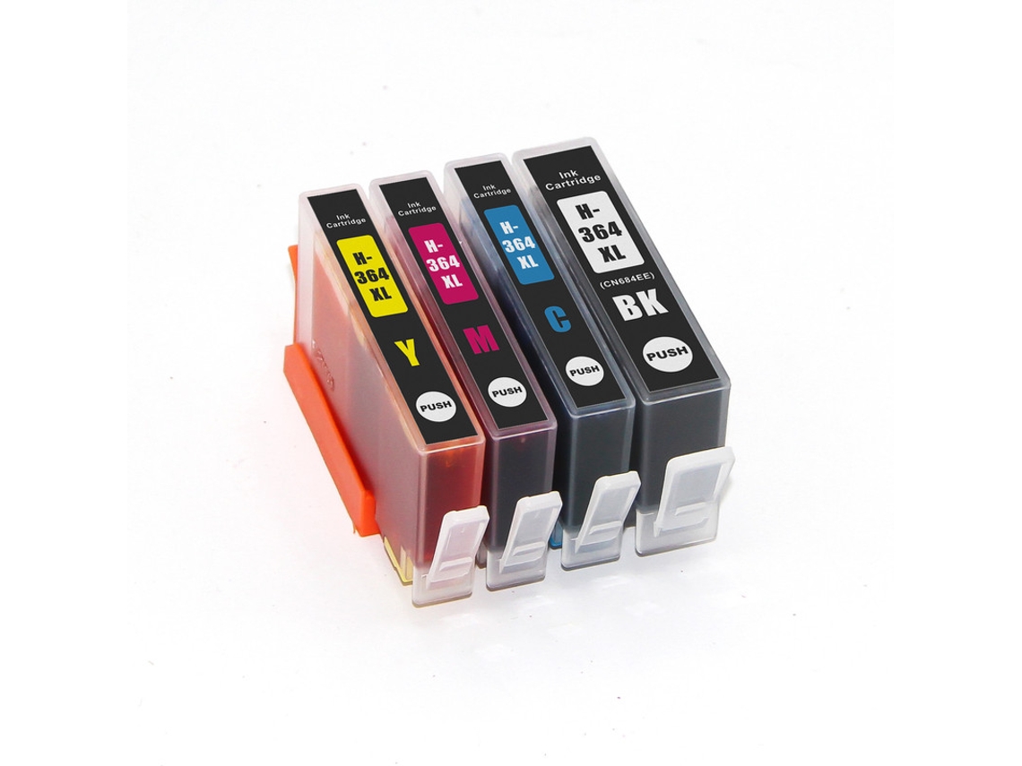 Cartucho Compatible WEBSHOP24 Para Hp Pack4 364Xl Cn684E/Cb323E/Cb324E/Cb325E Bkcmy