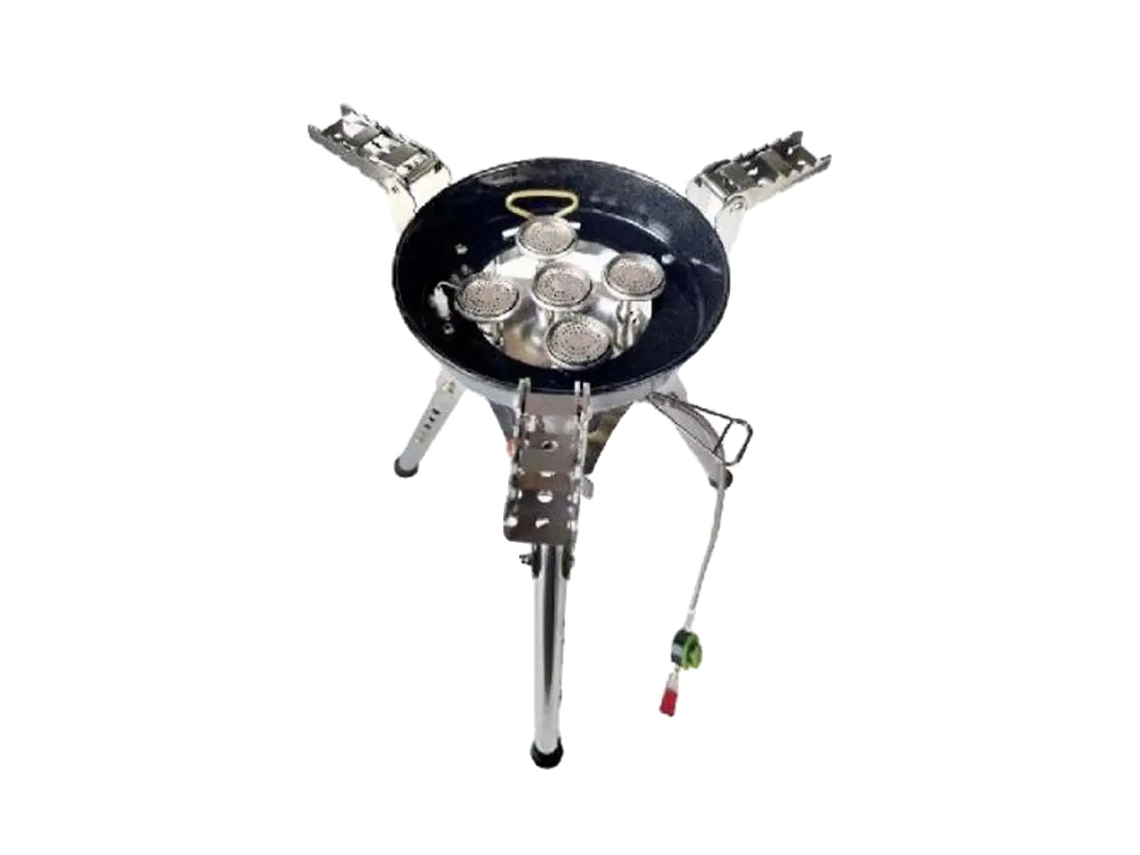 Estufa de gas para acampar al aire libre, combustible propano, altura ajustable, 3-5 usuarios, Brs69a OEM