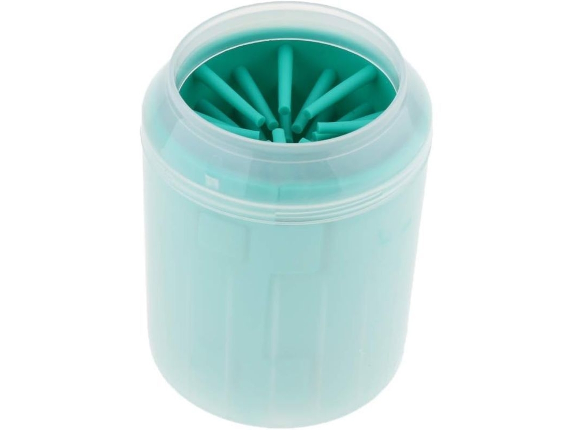 Limpador de Pé para Cães 2025 Adequado Silicone Tamanho S Cor Verde Limpeza Gental Eficaz