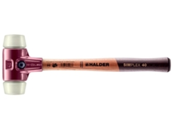 HALDER-3008.080-Maza de nylon Simplex Ø 80 mm