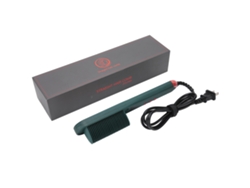 Pente De Alisamento De Cabelo Com Íons Negativos Lcd 2 Em 1 Para Alisar E Ondular Verde