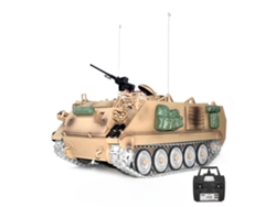 Edición Básica tongmodelo M113a2 Rtr 1/16 Tanque Batalla Rc 2.4g Con Sonido Humo, Disparo Y Luz Led. Modelo Vehículo Simulado Rtr. Juguetes