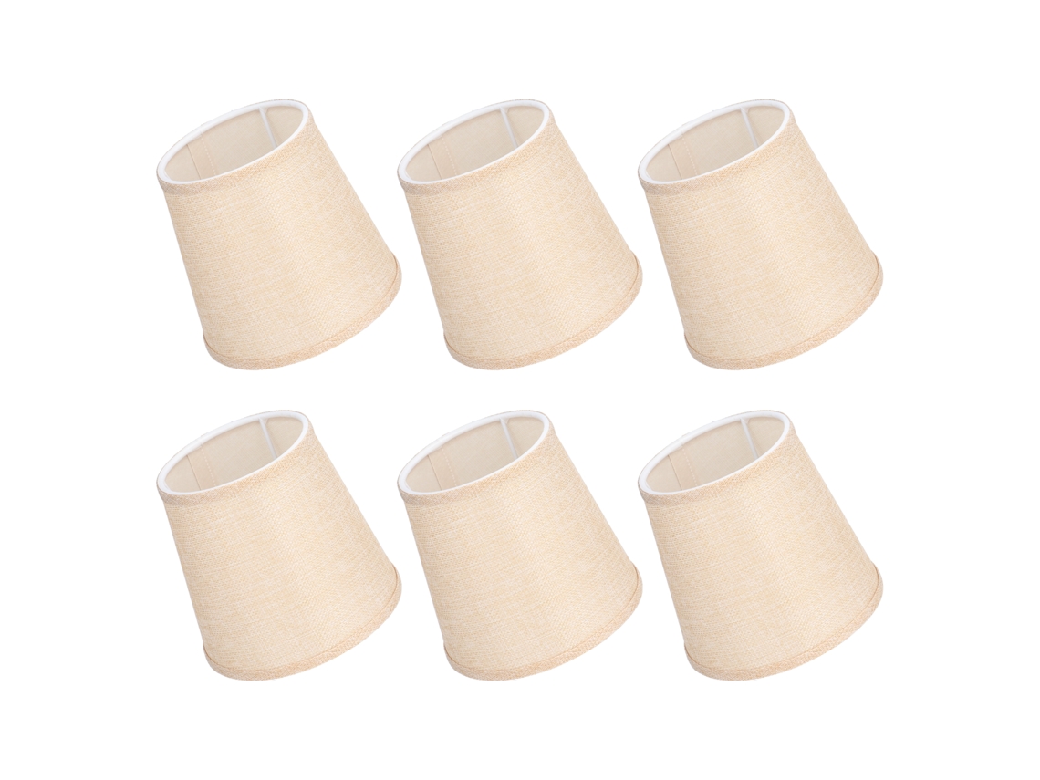 2026-6 Piezas Lámpara Tela Moderna E14 Clip Para Candelabros Lamparas Mesa Accesorios Hogar Decoración