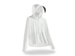 Chaqueta Feminina Chrui Protección Upf 50+ Seda De Hielo Secado Rápido (blanco, Xl)