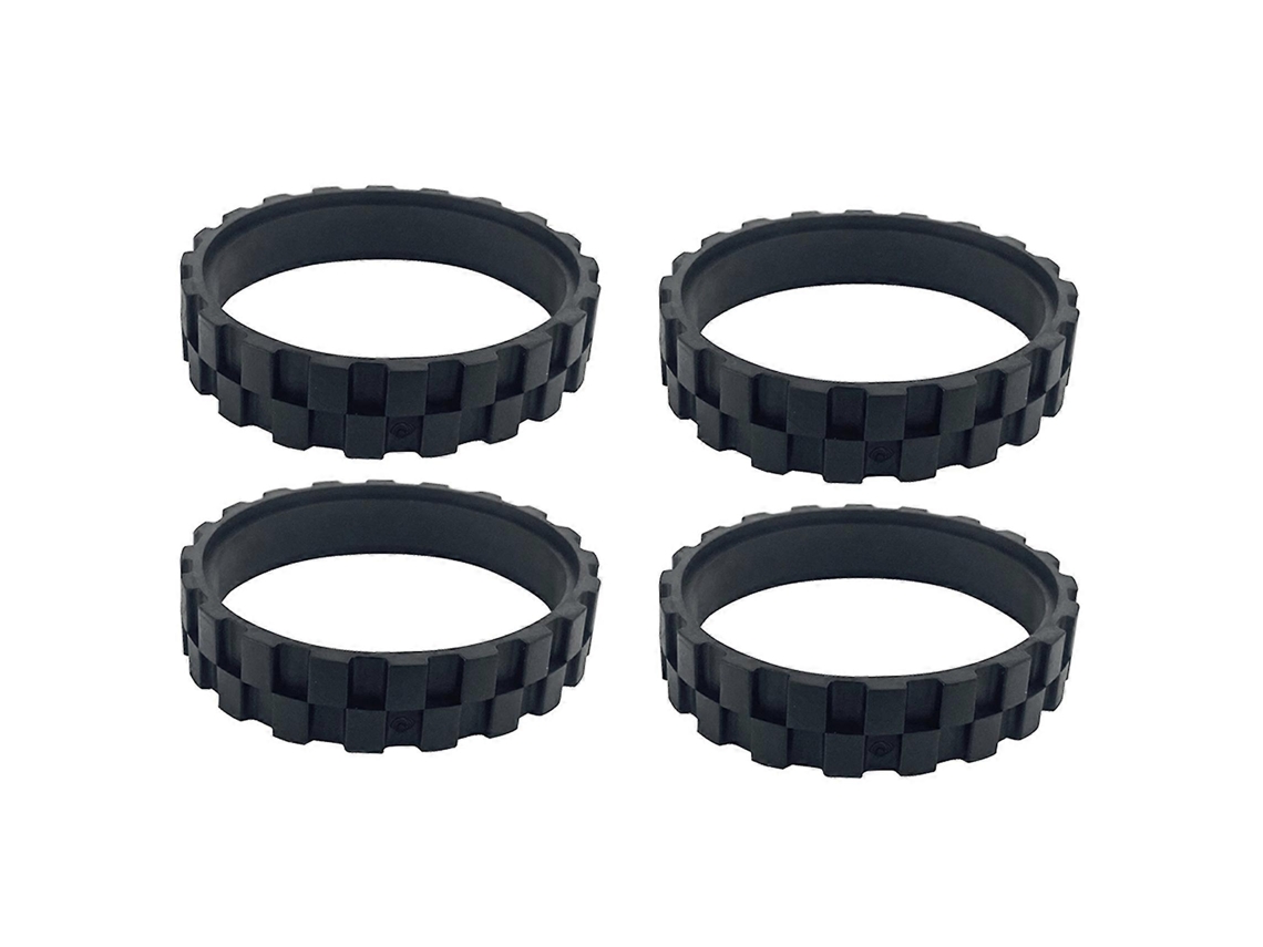 4pcs For Roborock S5/t6/t7 Accessories Xiaomi Walking Wheel Tire Skin Replacement Robot Vacuum Cleaner Parts