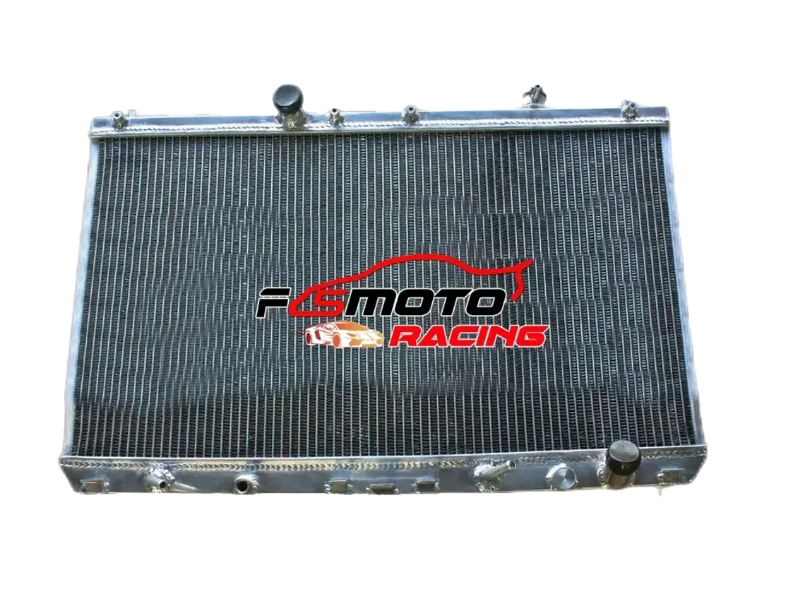Radiador de aluminio, compatible con sedán mediano 1997-2001, 5s Fe 2.2L 4 cilindros, montaje frontal, OEM 1909, construcción duradera.