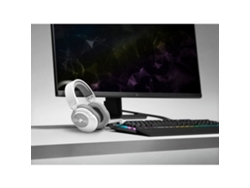 CORSAIR Hs55 Auriculares envolventes para juegos Micrófono omnidireccional blanco