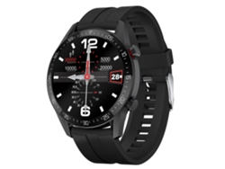 Reloj Inteligente L13, Resistente Al Agua Ip68, Con Monitor De Actividad Física, Presión Arterial, Ecg Y Frecuencia Cardíaca (Silicona Negra) EIFSON