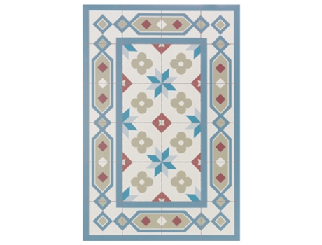 Alfombra Bereber MUNDO ALFOMBRA Siroco (Multicolor - Vinilo - 120x120 cm)
