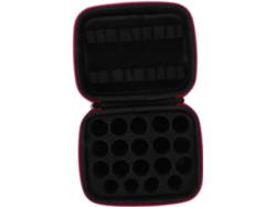 Organizador Portátil Para Frascos De Aceites Esenciales Con 15 Compartimentos (para Frascos De 10 Ml) Y Estuche Antigolpes - Rosa