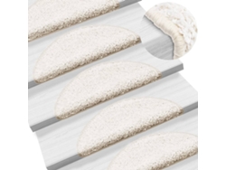 Alfombrillas De Escalera 10 Unidades Blanco 56x17x3 Cm Wsd975176