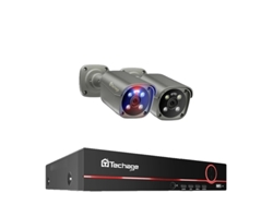 Sistema de cámara de seguridad, entrada de video de 8 canales, comunicación de audio bidireccional, cámara de 8 canales y 2 MP, sin OEM