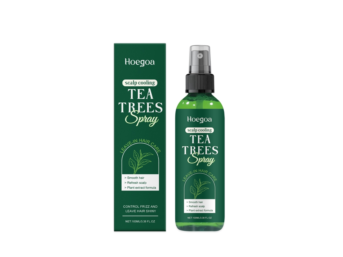 Laca capilar sin enjuague con aceite de árbol de té
