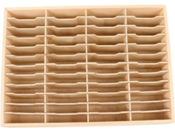 Caja De Almacenamiento Multiusos De Madera Natural Para Teléfonos Móviles, Organizador De Escritorio.