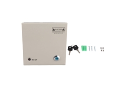 Caja De Distribución De Alimentación Para Cctv De 12 V Y 5 A, 4 Canales, Con Fusible Y Cerradura Antirrobo, Caja Metálica De 110 V/220 V.