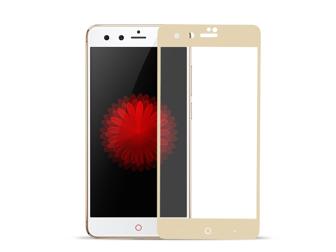 Protector De Pantalla De Vidrio Templado (cobertura Total, Hd) Para Zte Z11mini Gold
