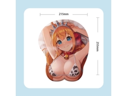 Alfombrilla de ratón de muñeca de silicona 3D de dibujos animados de anime Rj-074 SIURN