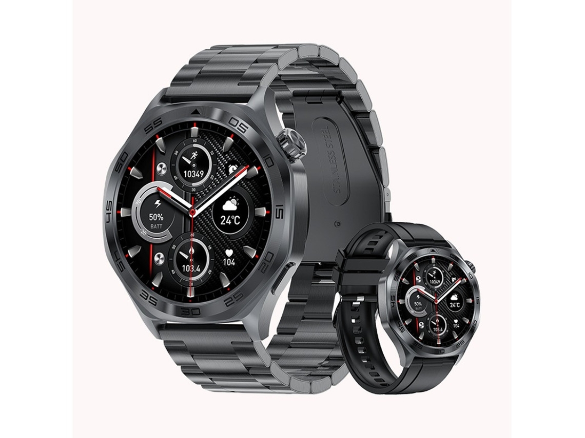 Reloj inteligente Bestvite Ak83 400amh para exteriores, resistente al polvo (negro)