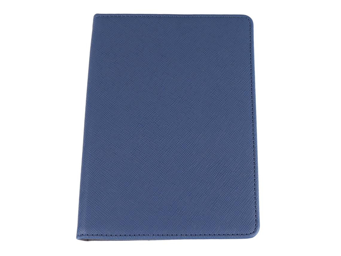 Capa Protectora Em Couro Imitado Com Suporte Para Kindle 2022 Azul Escuro