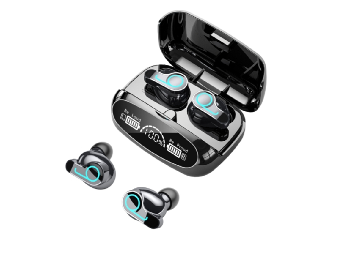 YEMAESRE Auriculares Bluetooth Tws Sin Portatiles Negros